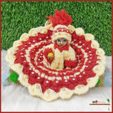 Woolen Fancy Multicolor Poshak With Cap